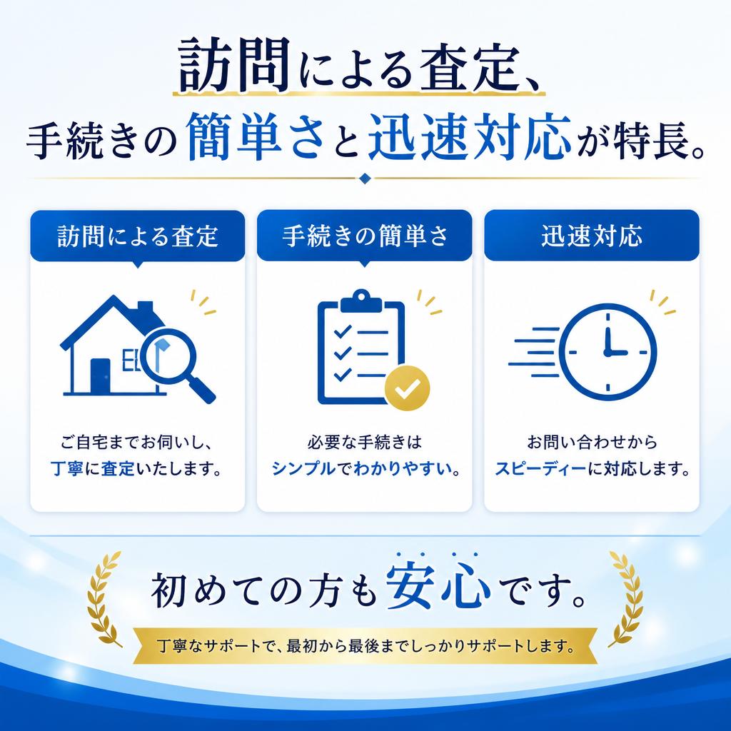 安心査定の流れ